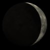 Waxing Crescent Moon lunar phase